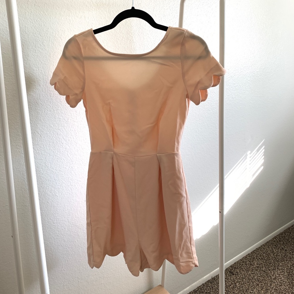 Monteau scalloped romper